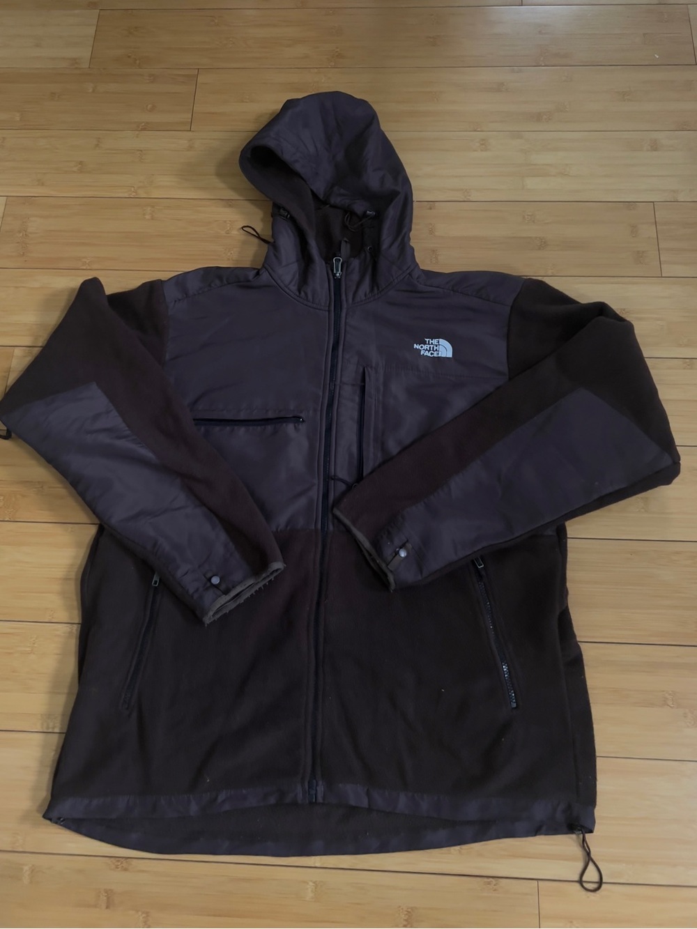 The North Face Men’s Hooded Jacket in Dark Brown